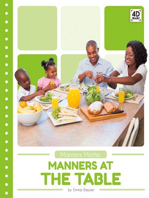 cover image of Manners at the Table
